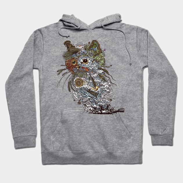 Colors to nature cat Hoodie by Tummeow